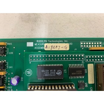 Rudolph Technologies A19287-G Measurement Processor Board